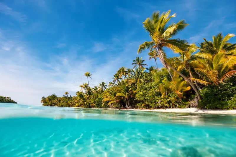 Pacific island scenery