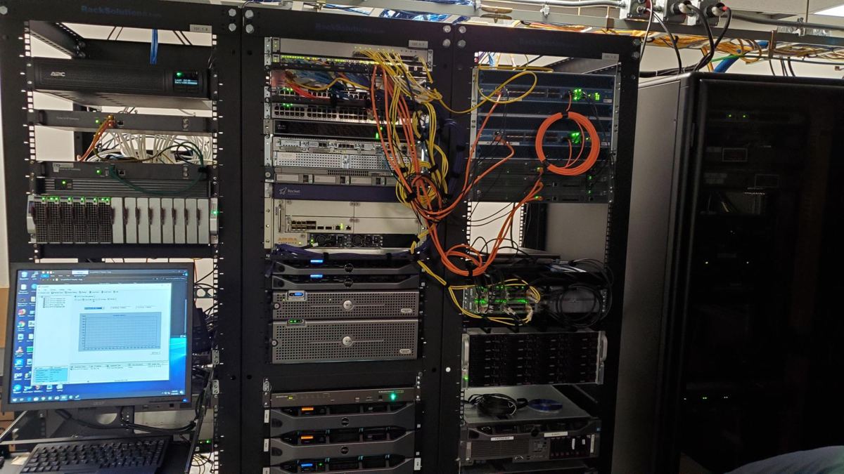 Comtel facility equipment rack